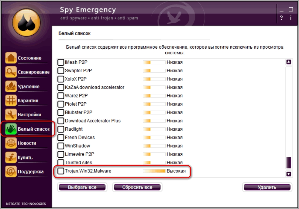 Netgate Spy Emergency