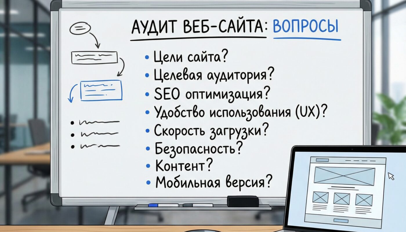 Какие вопросы подготовить для аудита веб сайта
