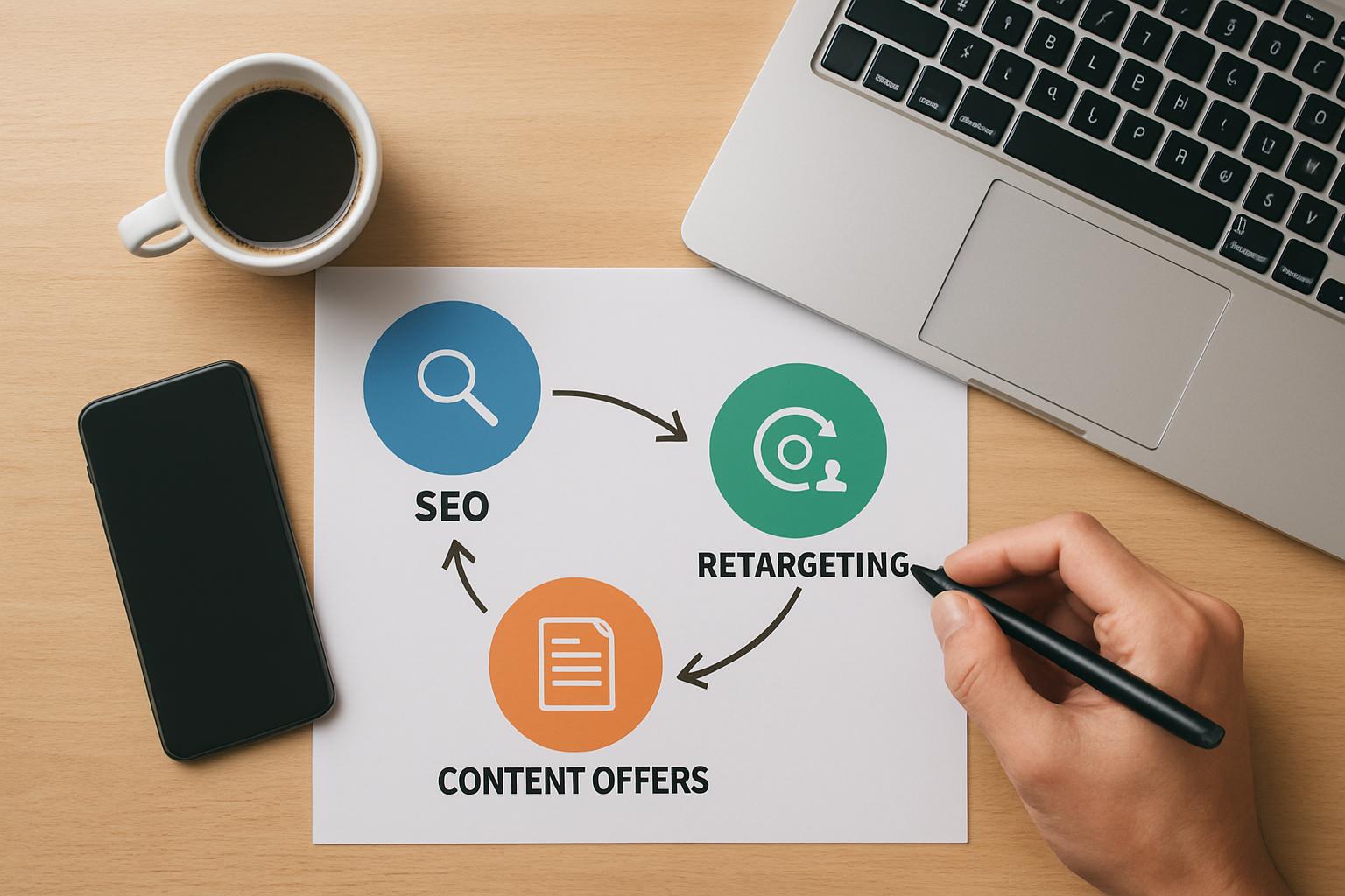 Как снижать стоимость лида: связка SEO, ретаргетинга и контентных офферов. Почему выгодно работать связкой, а не по отдельности