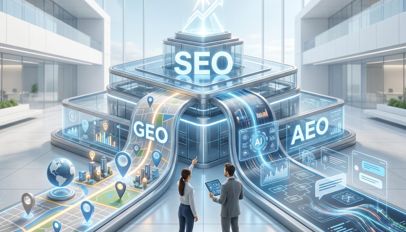 GEO и AEO в SEO. Почему SEO оказалось на вершине